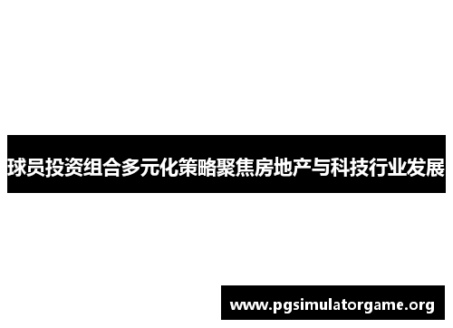 球员投资组合多元化策略聚焦房地产与科技行业发展